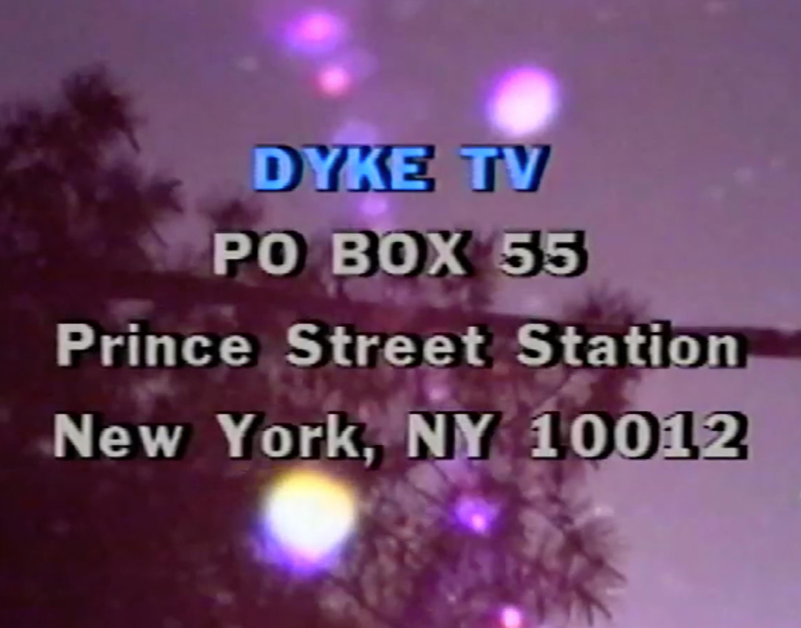Still from a Dyke TV episode